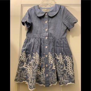 Denim Floral Dress